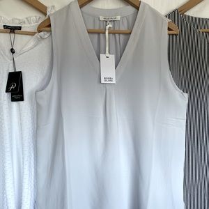 XL Rose + Olive Sleeveless Top